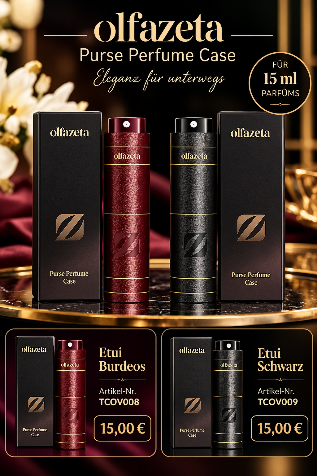 Etui für 15-ml-Parfüms – Auswahl 2